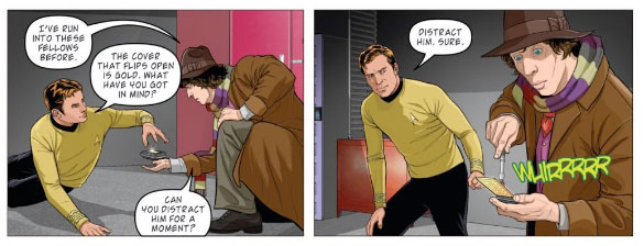 IDW Star Trek / Doctor Who official crossover comic review